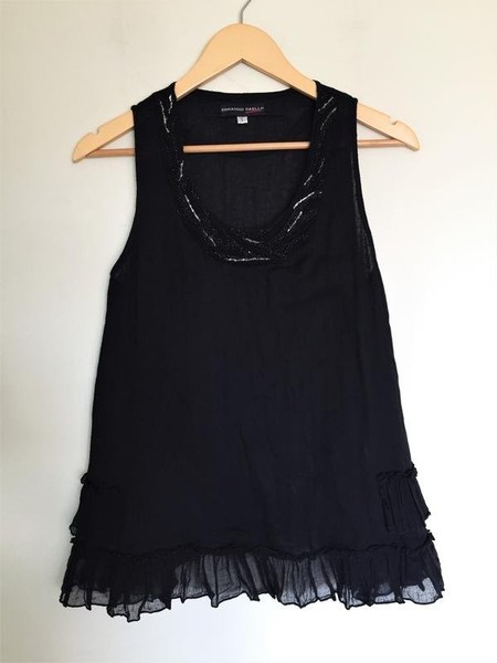Women Ermanno Scervino Shirt Black 36 / S / 44