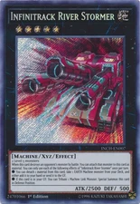 Yugioh! LP Infinitrack River Stormer - INCH-EN007 - Secret Rare - 1st Edition Li