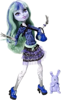 Orig. Mattel Monster High 2012 13 Wünsche BBJ99 (G1) Twyla Schreckgespenst OVP - Bild 1 von 4