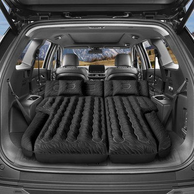 #ad SUV Air Mattress Double Sided Flocked Car Trunk Bed w Pump for Travel Camping $69.99