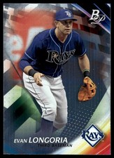 Evan Longoria 2017 Bowman Platinum #33 Rays MLB READ FREE SHIPPING AutographDen