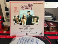 Guess Who's Coming to Dinner 1986 Laserdisc, Columbia Pictures, 30541 Rare