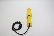 Yellow Dual Tube Fluorescent Work Light With Built-in Outlet And 25ft Cord