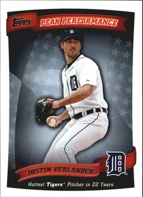 2010 Topps Peak Performance #86 Justin Verlander Card