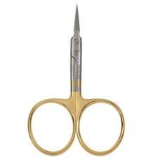 Dr. Slick 3.5 in Arrow Scissors Straight Fly Tying Serrated Blade (SA35G)