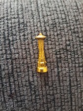 Gold Space Needle Pin