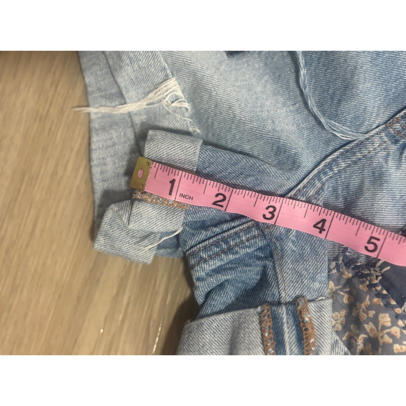 American Eagle Denim Shorts Patchwork Distressed … - image 9