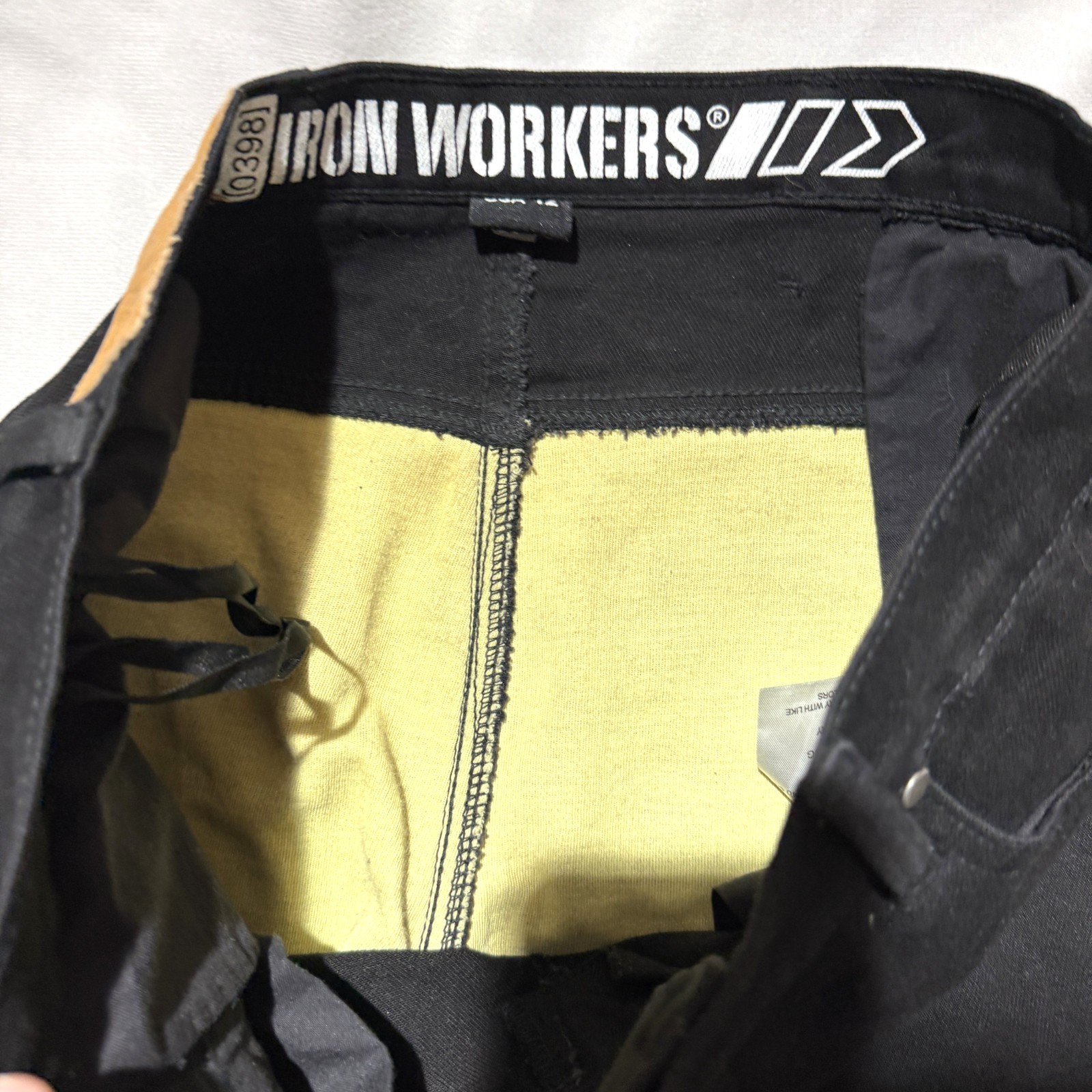 IRONWORKERS Women's Aramid Motor Cycle Jeans 12 Black Reinforced Armored