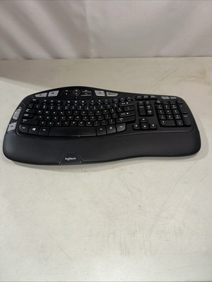 Logitech K350 Comfort Wave Wireless Keyboard-No Dongle Keyboard Only READ