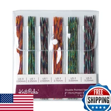 Knit Picks Mosaic 6" Double Pointed Wood Knitting Needle Set