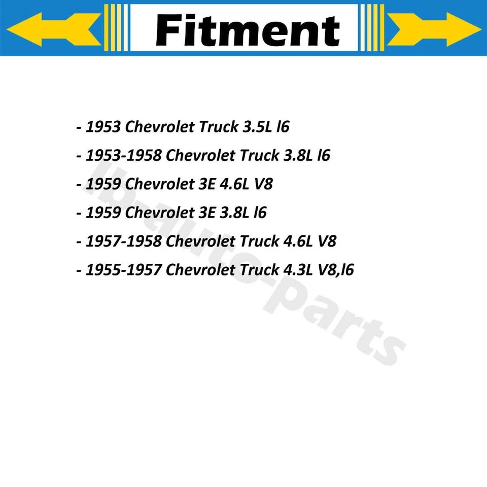 Cilindro de rueda de freno de tambor Raybestos delantero trasero 4x para camioneta Chevrolet 1953 Foto 2 de 4
