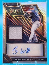 2020 Panini Select - Signature Materials Brandon Woodruff #SM-BW /49