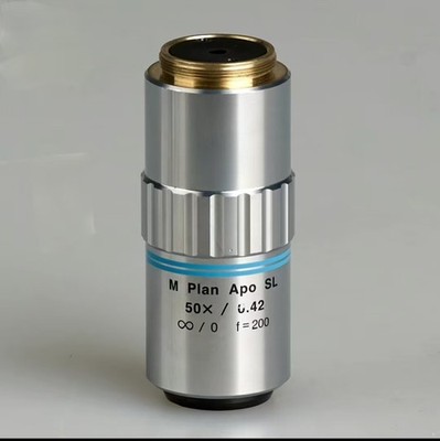 1PC used Mitutoyo M Plan Apo SL 50X/0.42 Microscope Objectives