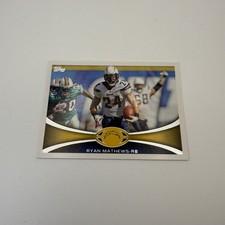2012 Topps #398 Ryan Mathews San Diego Chargers Football Card