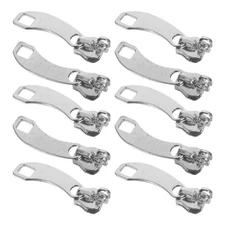  10 Pcs Zipper Pulls Replacement Tab for Jacket Removable Universal Repair