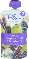 Plum Organics Baby Food Blbry Pear 4 OZ Pack Of 12