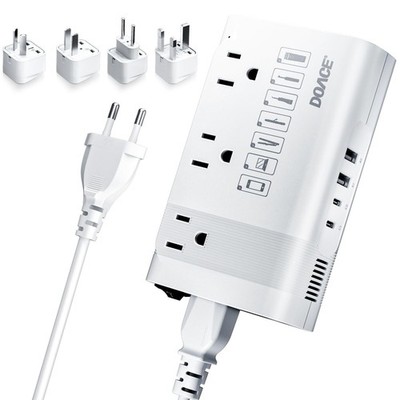 Voltage Converter US to Europe Travel 350W, 220V to 110V Power Converter Adapter
