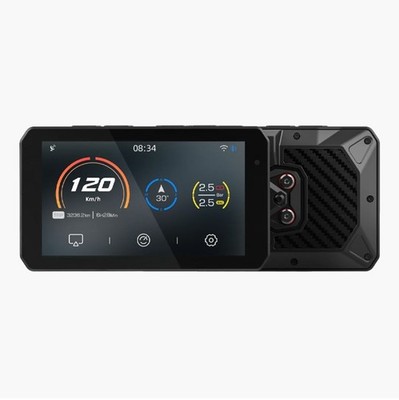 Chigee AIO-5-PLAY Motorradnavigation für Carplay IP68 MH Carbon Edition