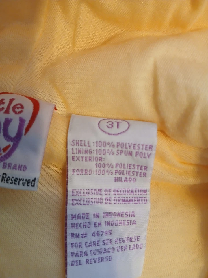 Chaleco con Capucha con Cremallera My Little Pony Niña Talla 3T Rainbow Dash De Colección 2004 Foto 4 de 4