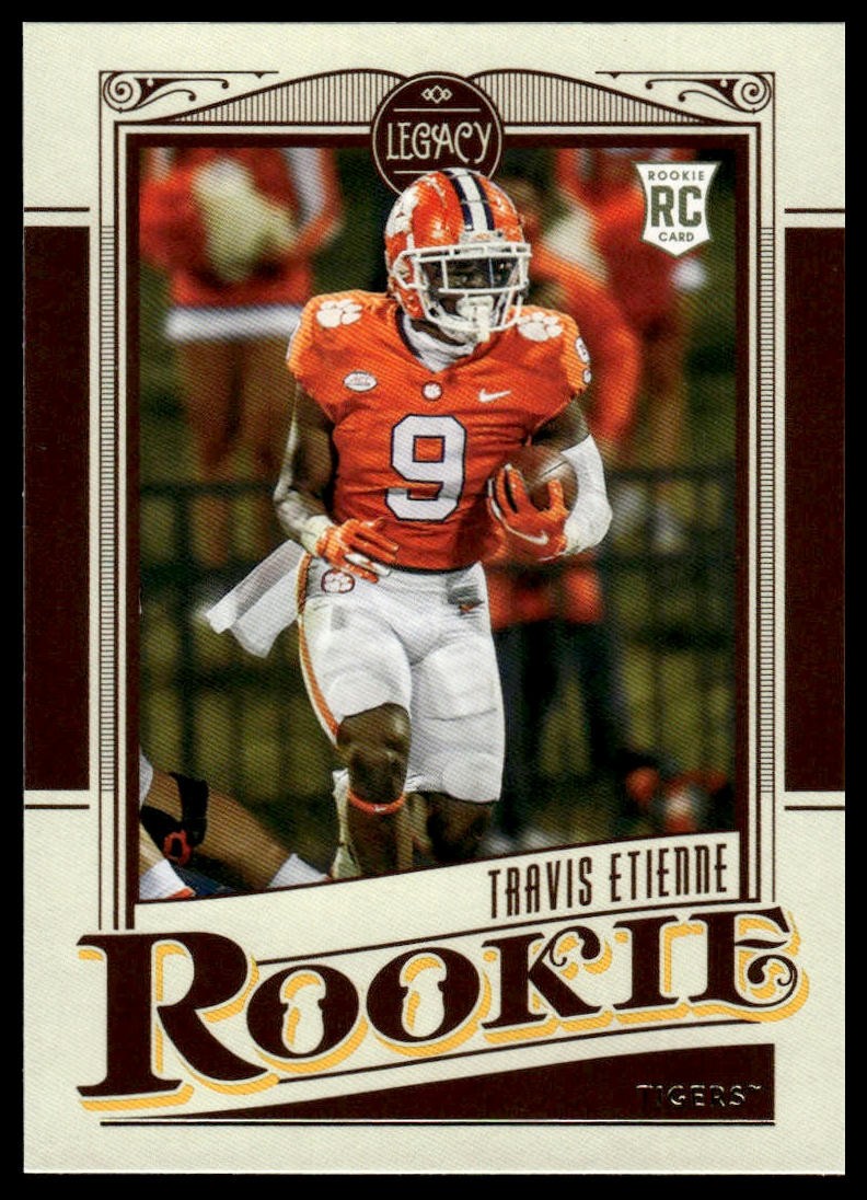 2021 Panini Legacy #164 Travis Etienne Clemson Tigers Rookie