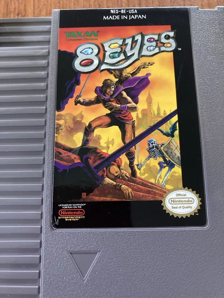 NES ~ 8 EYES ~ Nintendo Game 3 Screw NES-8E-USA Game Cart Only NTSC - Image 2 of 4