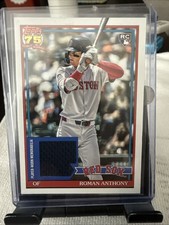 2026 Topps Series 1 1991 Relics Roman Anthony Rookie Relic #91R-RA Red Sox MLB