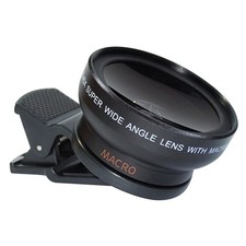 2 in 1 Mobile Phone Lens 0.45X Wide Angle Len 10X Macro HD Camera Lens