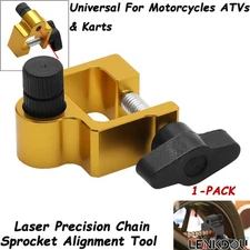 1-PACK Gold Chain Sprocket Alignment Tool Laser Application Set