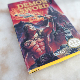 Nintendo NES DEMON SWORD CIB Complete