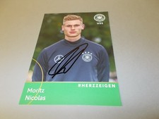 Moritz Nicolas  DFB U21 Euro 2017 signiert signed Autogramm Autogrammkarte