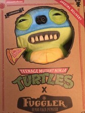Teenage Mutant Ninja Turtles X Fuggler 9" Limited Edition Leonardo Plush NEW 