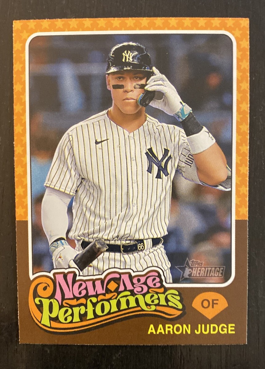 2024 Topps Heritage New Age Performers NAP-15 Aaron Judge Yankees