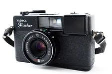 **Exc+++++** Yashica Flasher 38mm F/2.8 Black 35mm Film Camera Japan 1085516