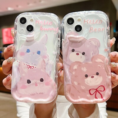 For iphone Samsung Xiaomi Case Cute Cartoon Animals Shockproof Covers Shell Gift