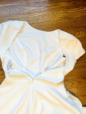 Dress The Population Size S Livia Sophisticated Ivory Fit/Flare Dress $198  NEW | eBay