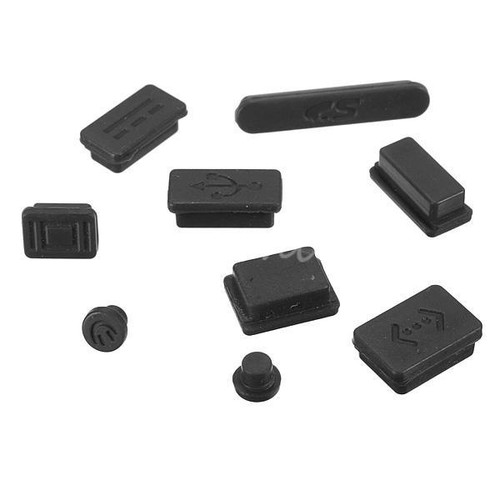 Anti-dust Silicone Port Plugs Rubber Cover Set for Retina Macbook Pro 11 13 15" - Picture 11 of 11