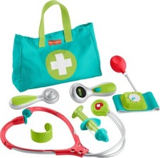 Fisher Price - Medical Kit 7-Piece Doctor Pretend Play Set New Toy 