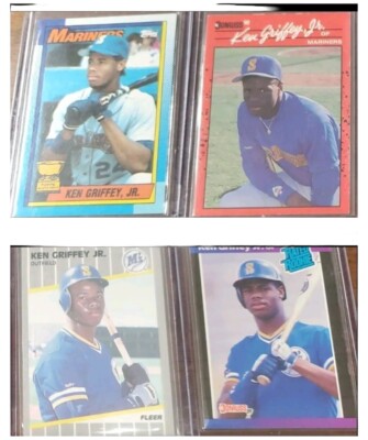 Ken Griffey Jr. Rookie Lot- Super Rare Bloody Scar #336 90 Topps Included  HOF | eBay
