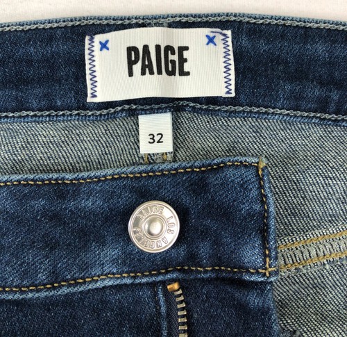 Neu mit Etikett Paige Denim Gemma Damenjeans hoher Bund Zigarettenbein Größe 32 in Skizzenbuch - Bild 17 von 21