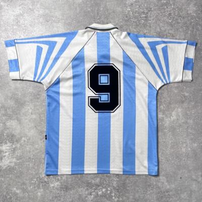 ARGENTINA NATIONAL TEAM 96 97 HOME FOOTBALL SHIRT jersey ADIDAS #9