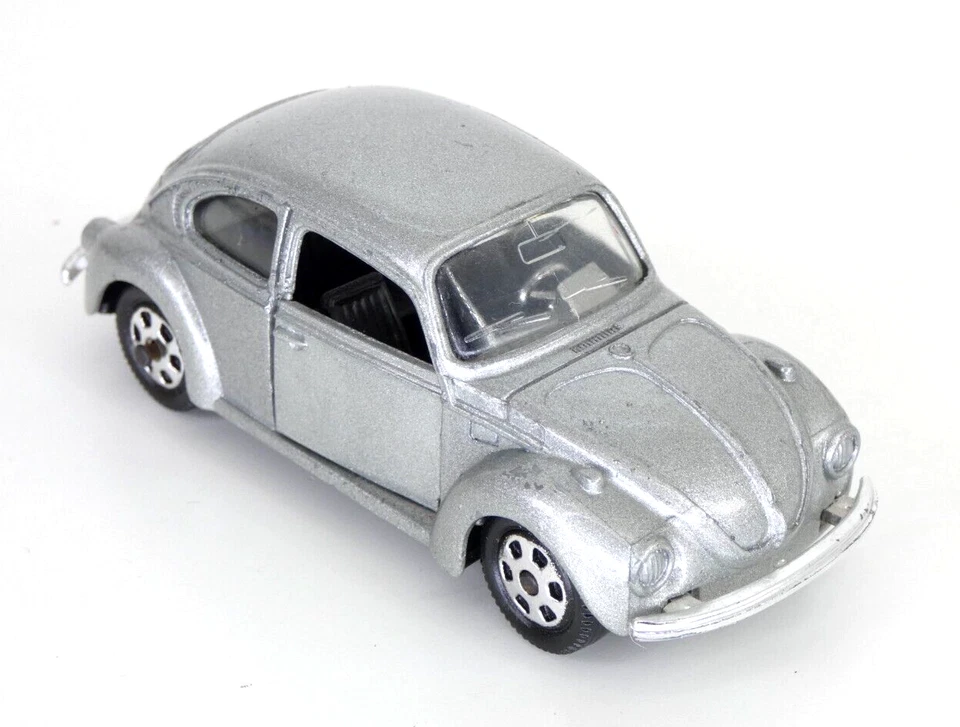Mebetoys Volkswagen Beetle Bug Silver 1303 A70 Vintage 1:43 Rare Toy Car - Image 3 of 4