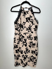 Floral Cocktail Party Women's Sleeveless Dress Large