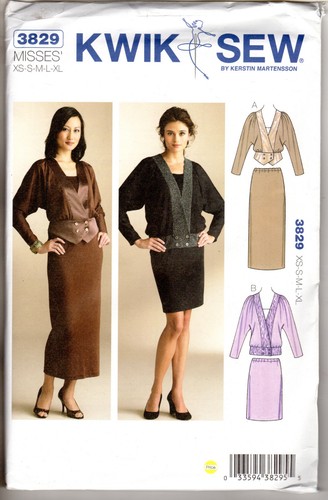 CHOICE: NEW Kwik Sew Kerstin Martensson Sewing Patterns: Misses' Skirts Jackets+ - Picture 22 of 39