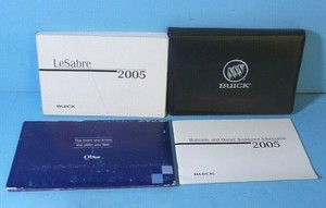05 2005 Buick Lesabre Owners Manual Ebay