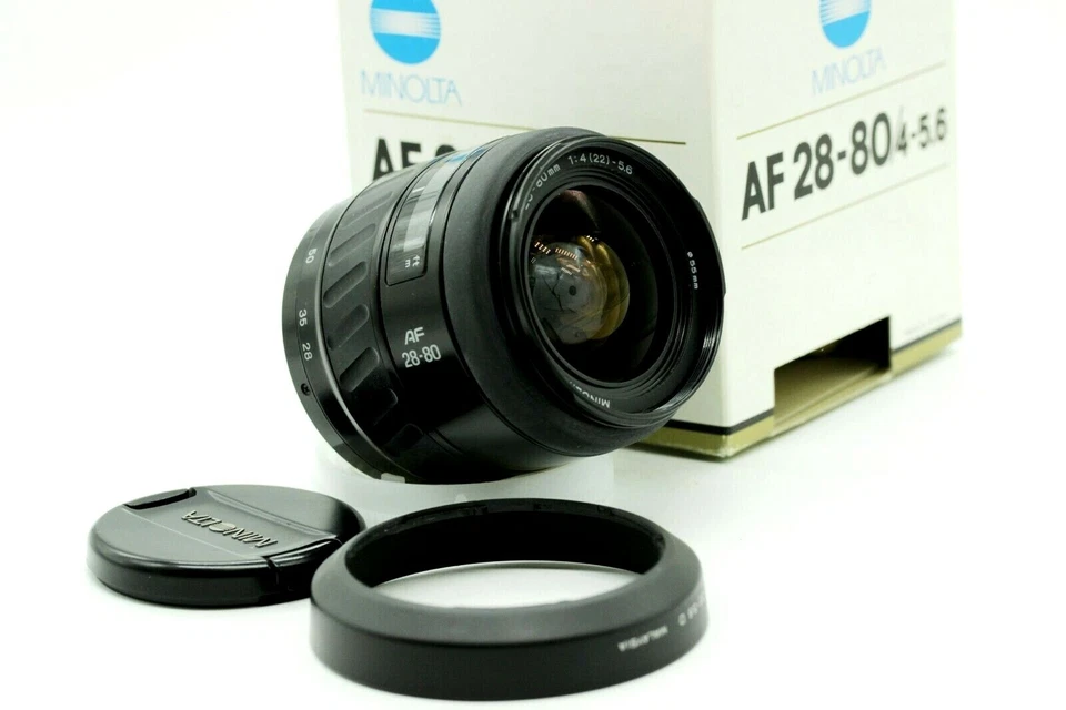 Boxed Minolta AF ZOOM 28-80mm f4-5.6 Macro A-mount from Japan [Exc] - Image 2 of 4