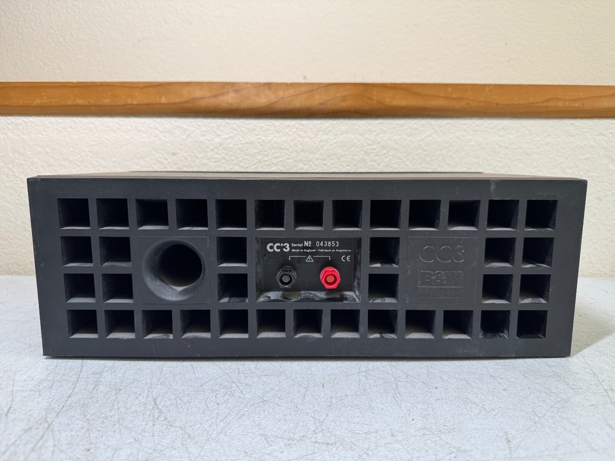 Bowers & Wilkins B&W CC3 Black Center Channel Speaker Home Theater