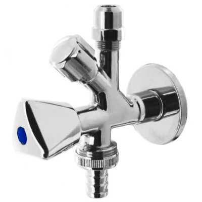 DIAMOND Válvula combinada Válvula de conexión para lavavajillas y lavadoras 1/2x3/4x3/8