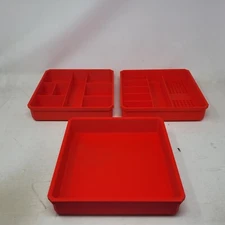 Fit Milwaukee Packout Low Profile Storage Tray Red 3 Organizers