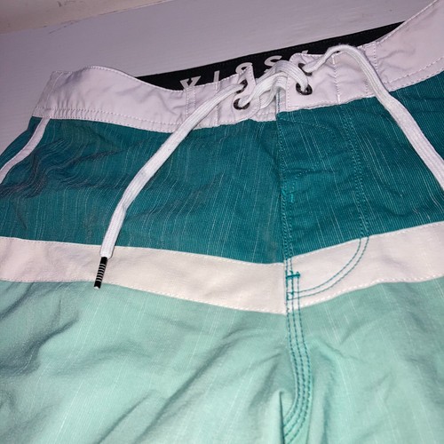 Vissla Swim Trunks Board Shorts Aqua.Green Sz 30 - Picture 6 of 7