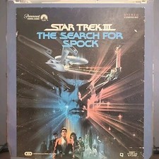 Star Trek III: The Search for Spock 1984 CED RCA Videodisc TESTEDWORKING